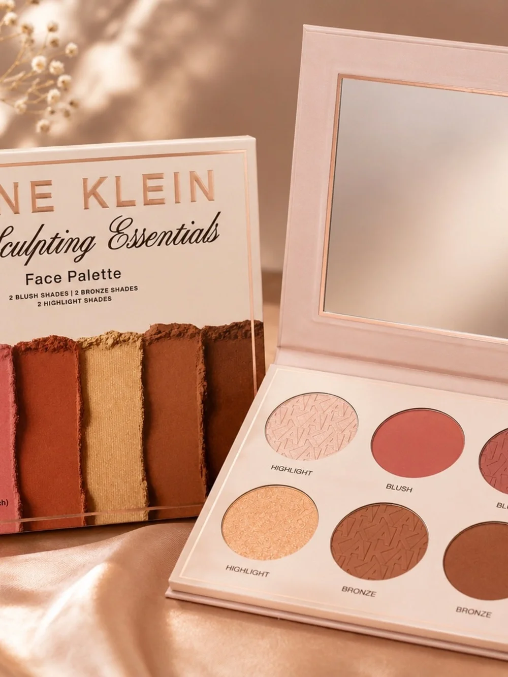 Anne Klein Face Palette - Pink Blush & Bronze Highlights